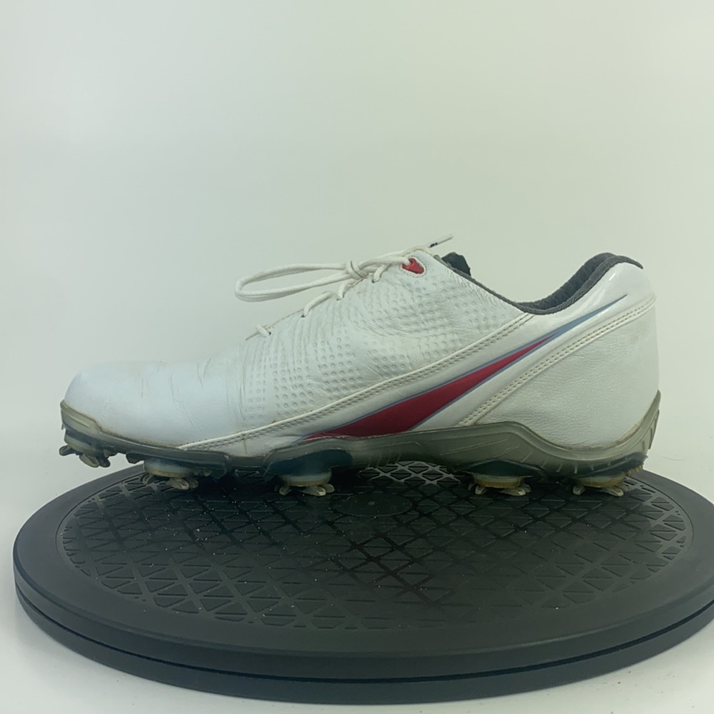 Footjoy DNA 2.0 White/Red Golf Cleats Shoes 53310 Men's Size 9 - Picture 10 of 13